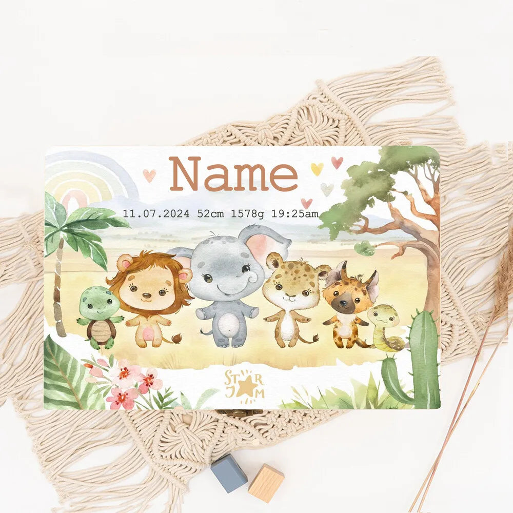 KidzzCamp Personalisierte Erinnerungsbox für Babys