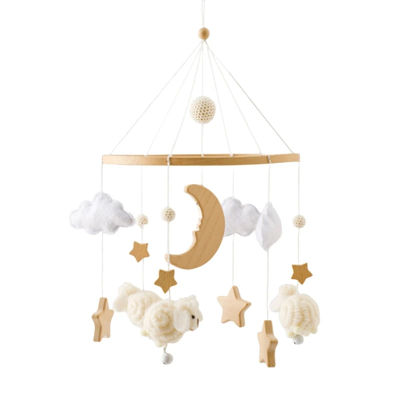 KidzzCamp Holz Mobile Babybett "Traumring"