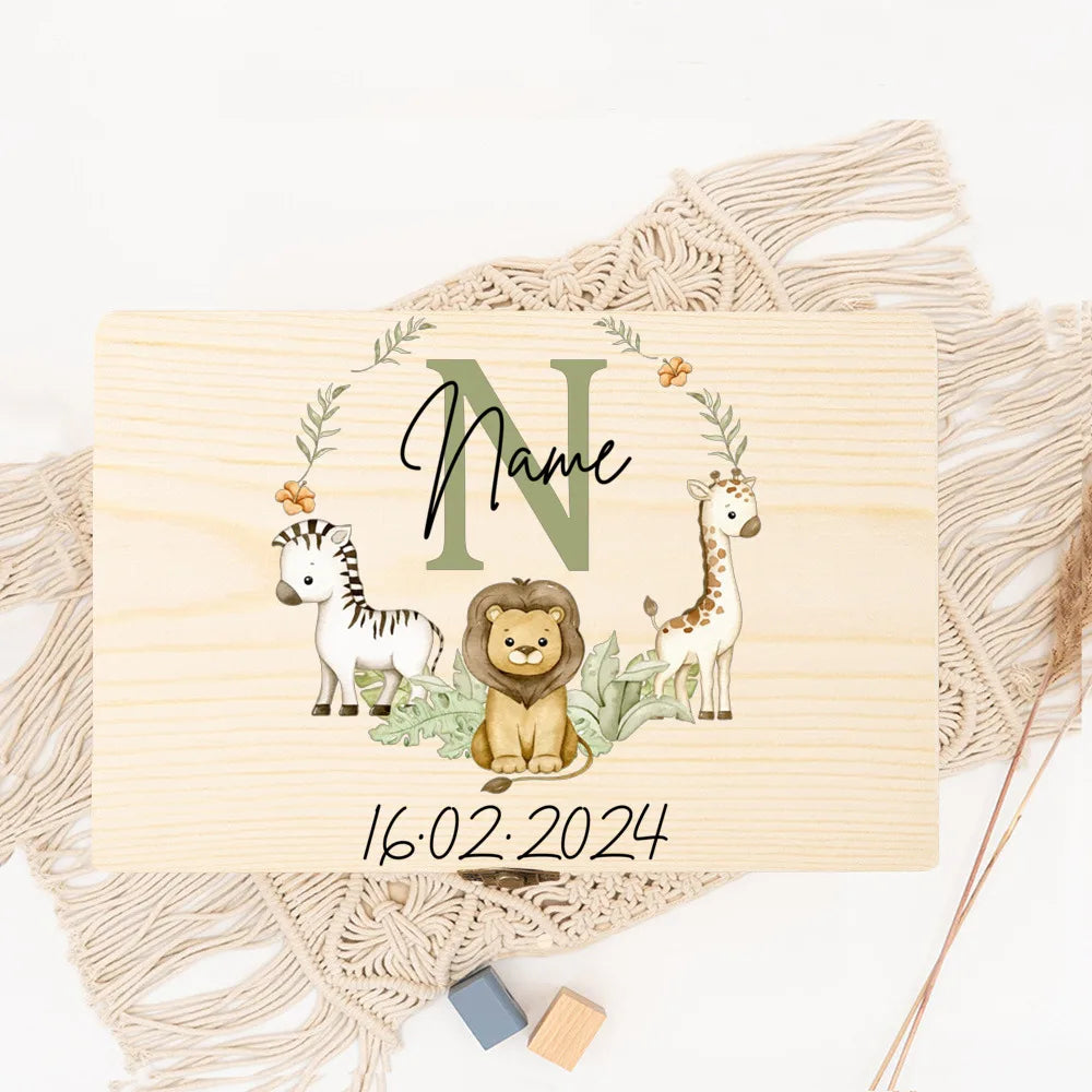 KidzzCamp personalisierte Baby Erinnerungsbox