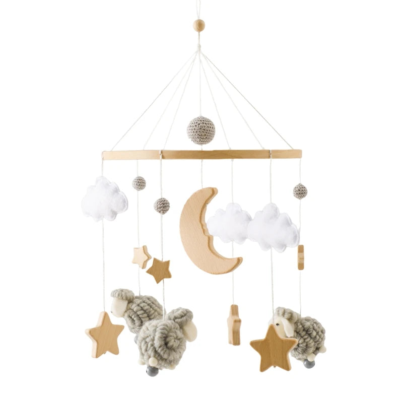 KidzzCamp Holz Mobile Babybett "Traumring"