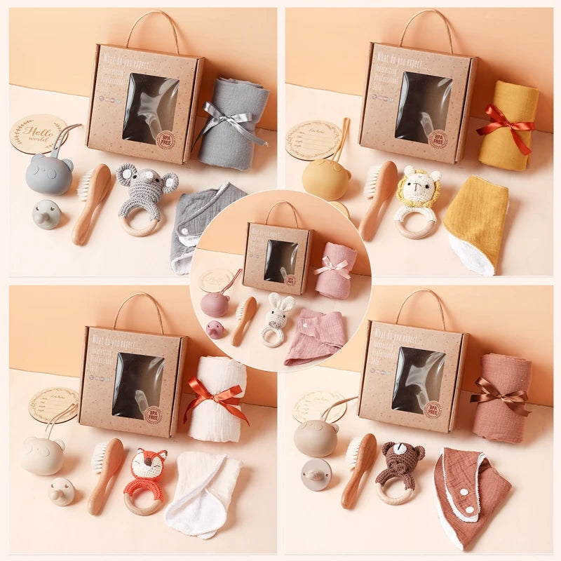 KidzzCamp Baby-Geschenkbox Schnuller 7-teilig