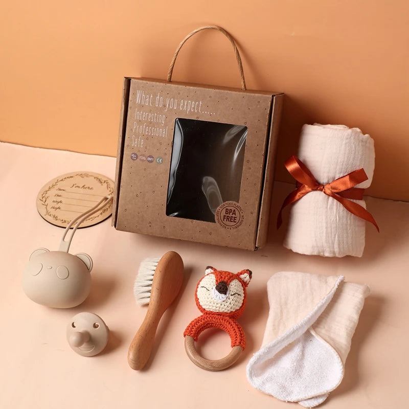 KidzzCamp Baby-Geschenkbox Schnuller 7-teilig