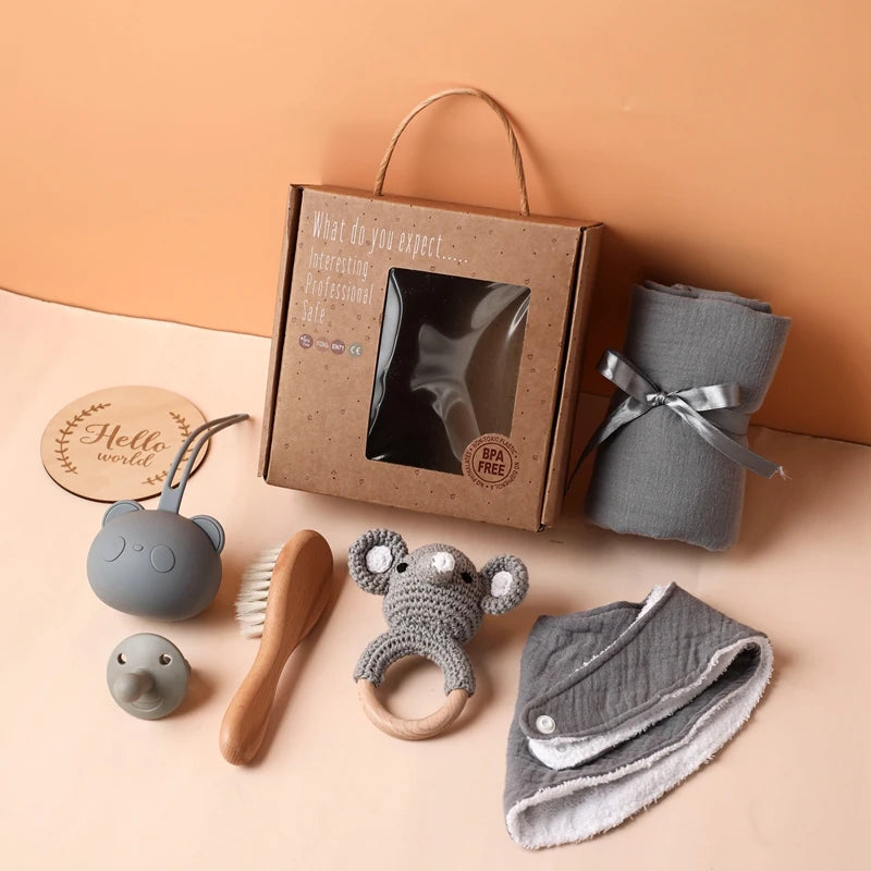 KidzzCamp Baby-Geschenkbox Schnuller 7-teilig