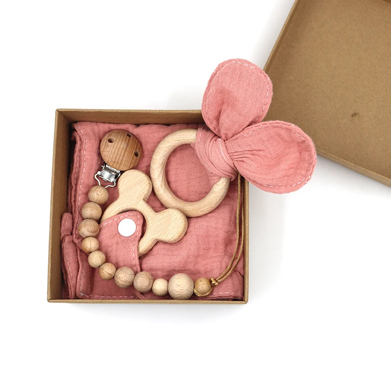 KidzzCamp Baby-Geschenkbox Häschen 4-teilig