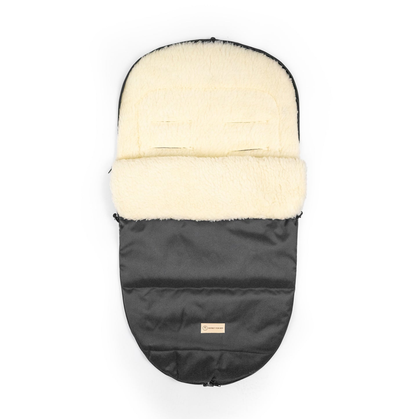 Winterfußsack wasserabweisend Innenfutter aus Merinowolle - Kinderwagen