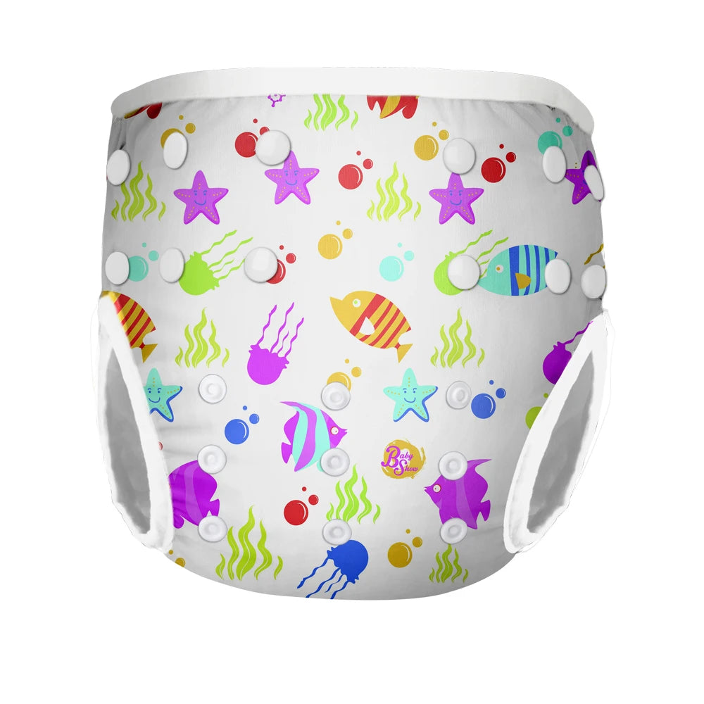KidzzCamp D27 Fische / 3.5-14KG KidzzCamp Schwimmwindel OneSize 3,5-14kg