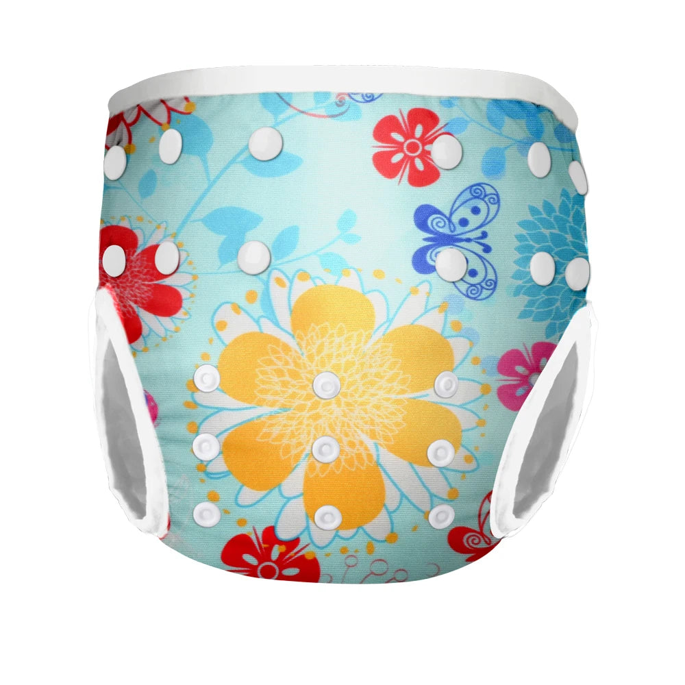 KidzzCamp D25 Blume / 3.5-14KG KidzzCamp Schwimmwindel OneSize 3,5-14kg