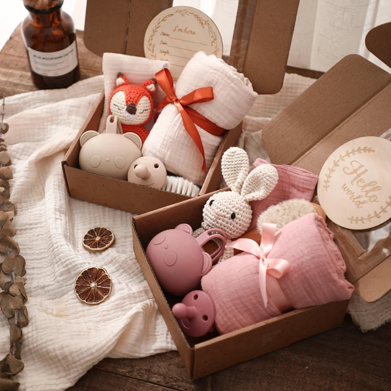 KidzzCamp Baby-Geschenkbox Schnuller 7-teilig