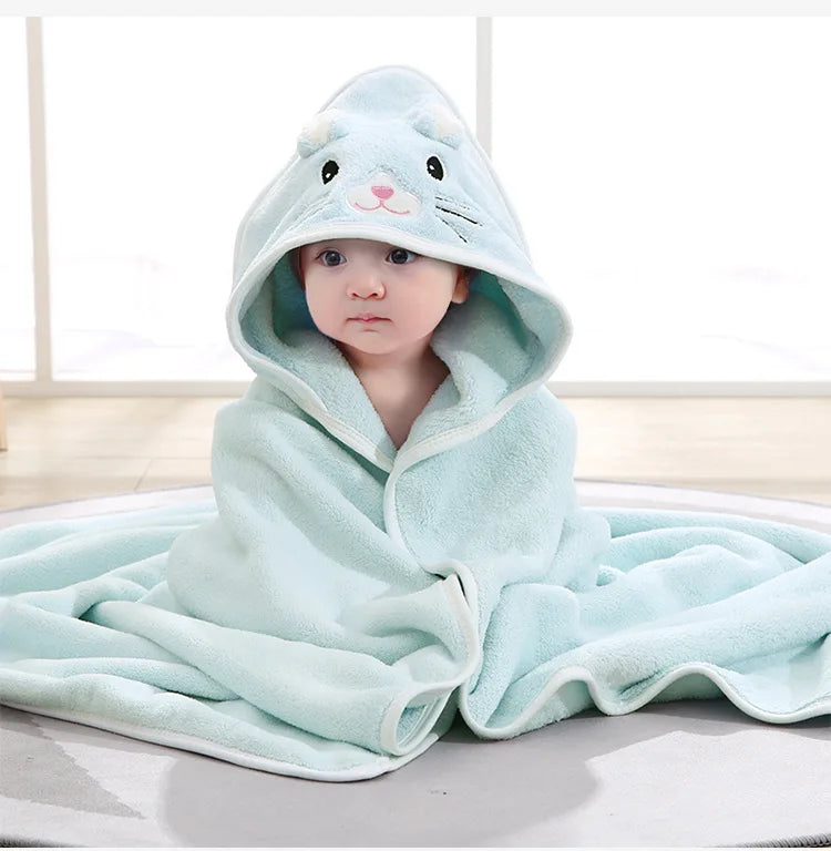 KidzzCamp  Baby Badetuch mit Kapuze