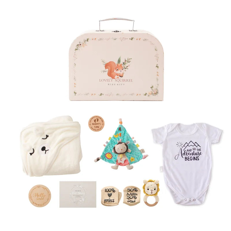 KidzzCamp Baby-Geschenkbox 6-teilig Häschen