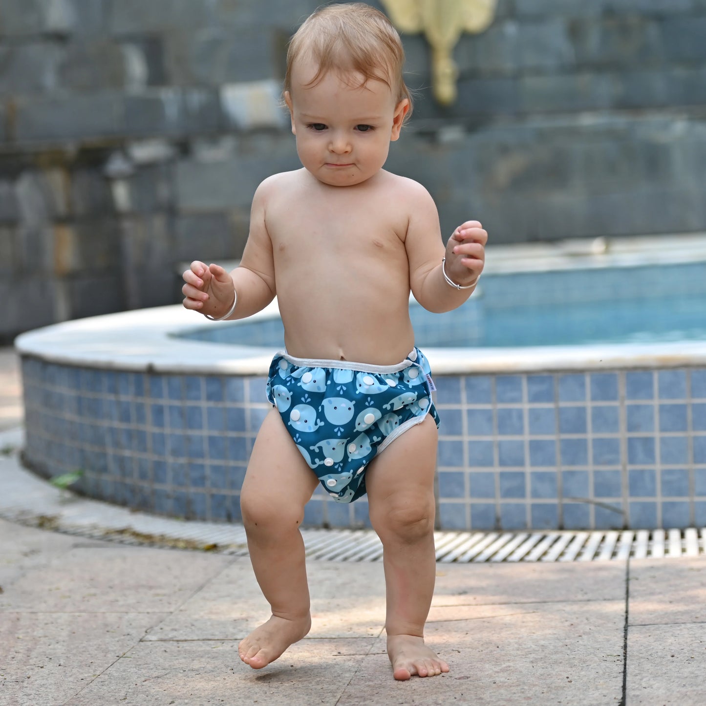 KidzzCamp Schwimmwindel für Babys 4,5 - 18kg