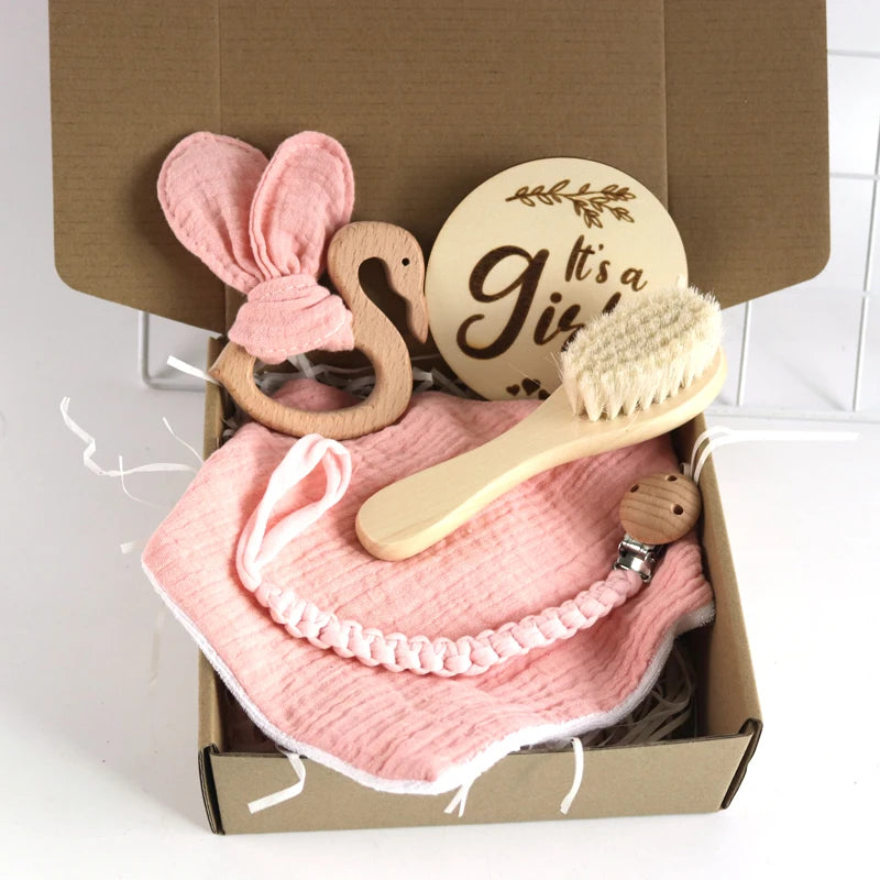 KidzzCamp Baby-Geschenkbox Flamingo 6-teilig