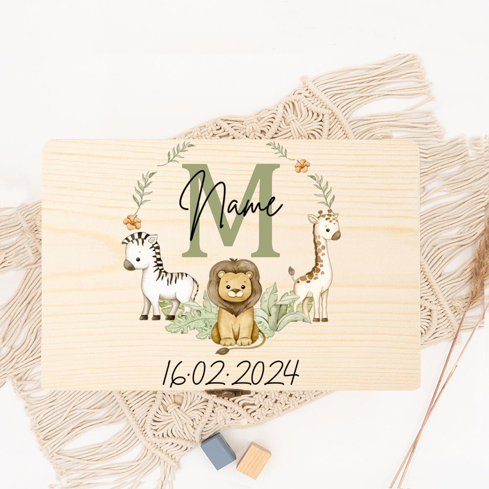 KidzzCamp personalisierte Baby Erinnerungsbox