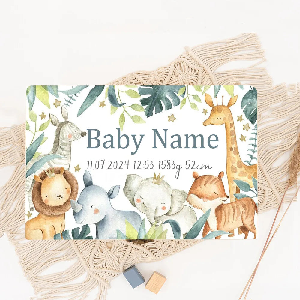 KidzzCamp Personalisierte Erinnerungsbox für Babys