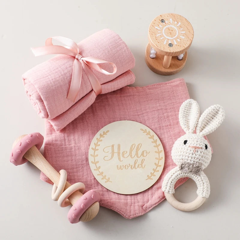 KidzzCamp Baby-Geschenkbox 6-teilig Häschen