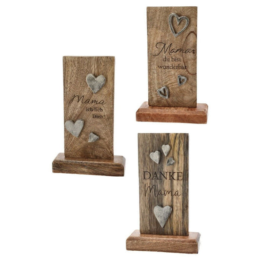 Holzschild MAMA Holztafel Geschenk Muttertag