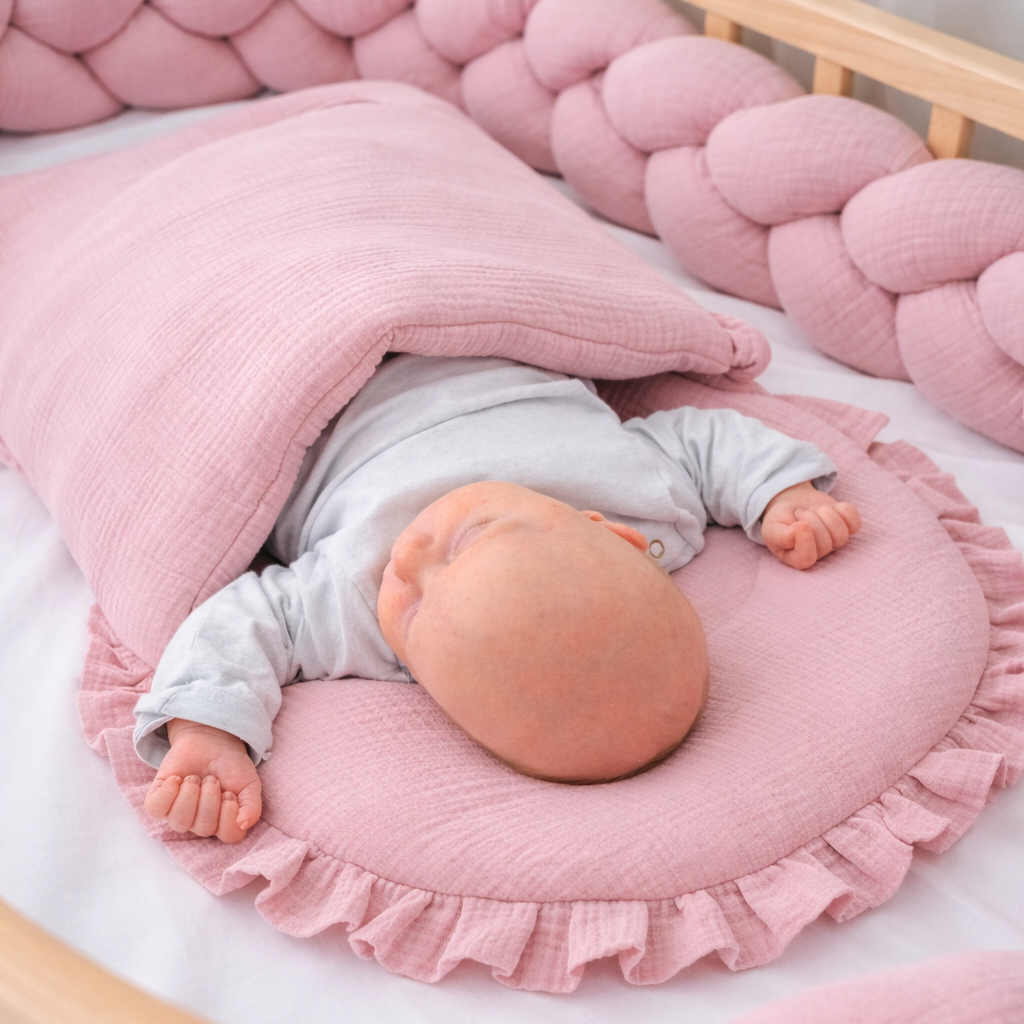 Babyschlafsack Dreamy Musselin – Atmungsaktiver Ganzjahresschlafsack