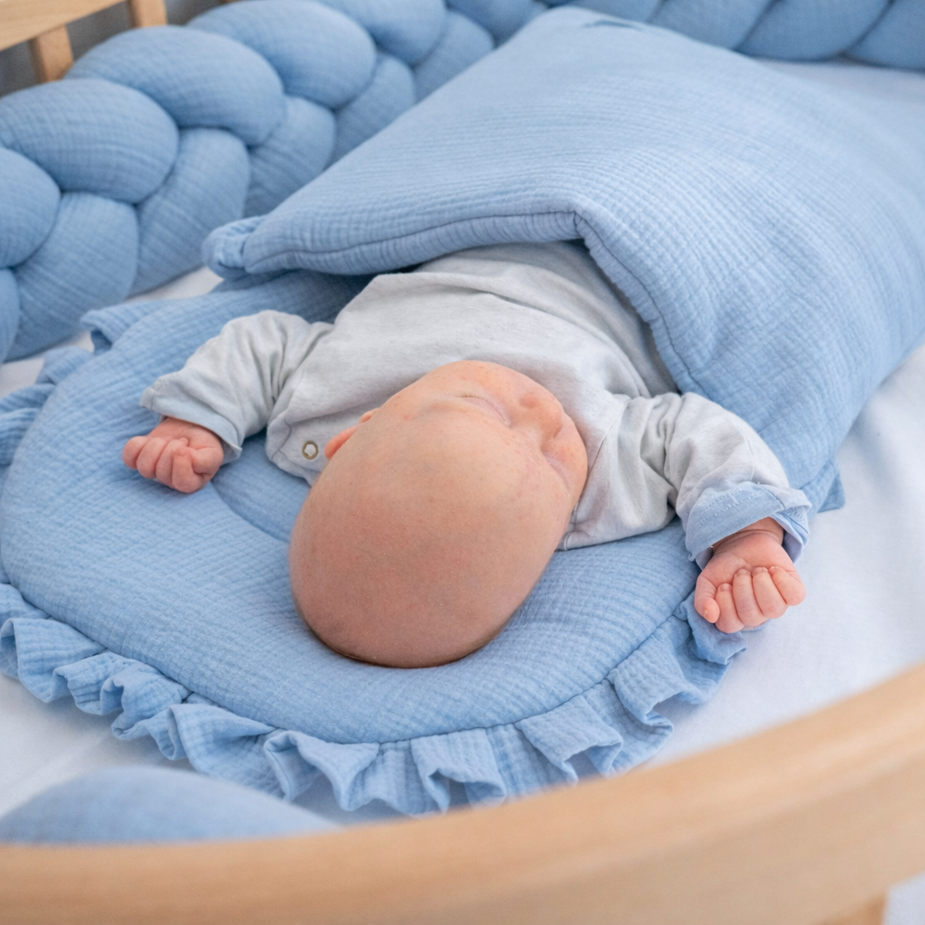 Babyschlafsack Dreamy Musselin – Atmungsaktiver Ganzjahresschlafsack