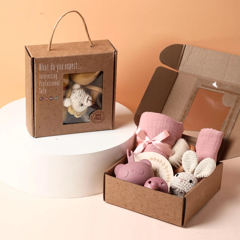KidzzCamp Baby-Geschenkbox Schnuller 7-teilig