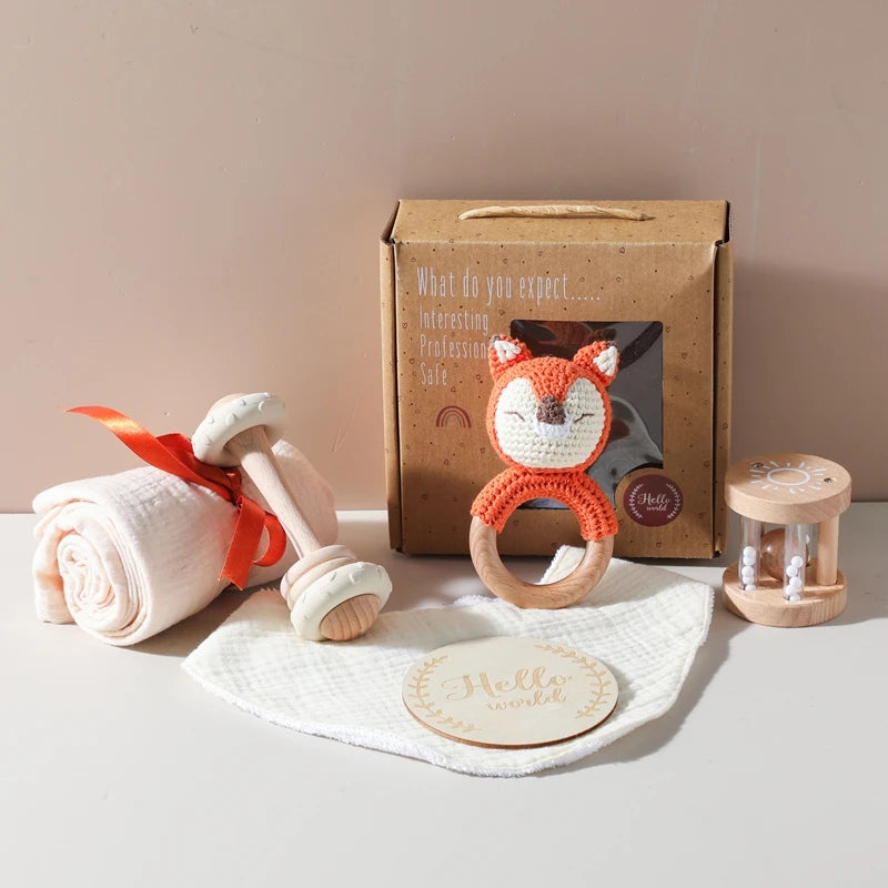 KidzzCamp Baby-Geschenkbox 6-teilig Häschen