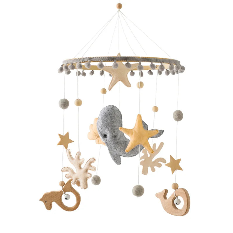 KidzzCamp Holz Mobile Babybett "Traumring"