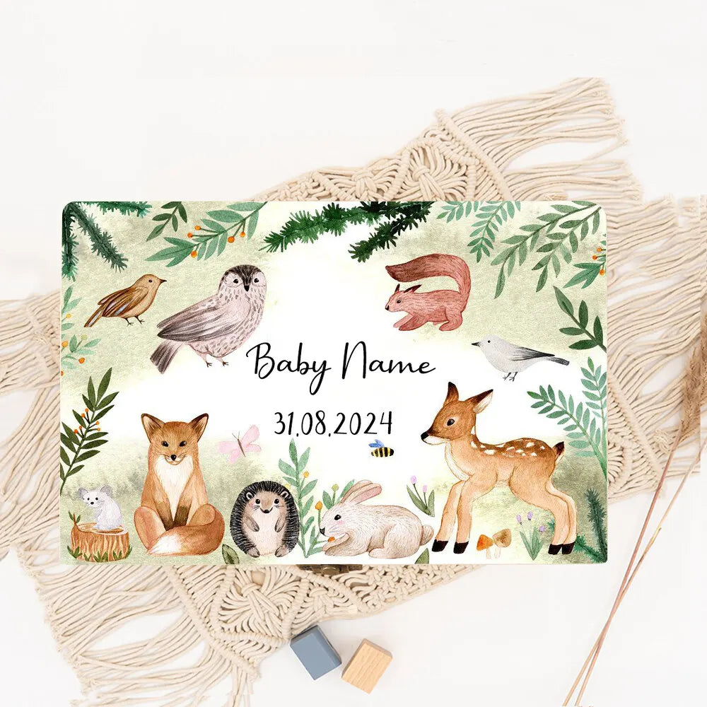 KidzzCamp Personalisierte Erinnerungsbox für Babys