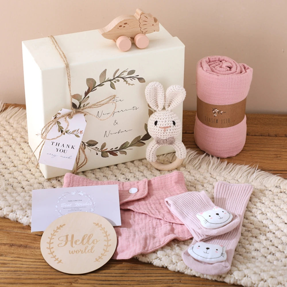 KidzzCamp Baby-Geschenkbox 7-teilig in Erinnerungsbox