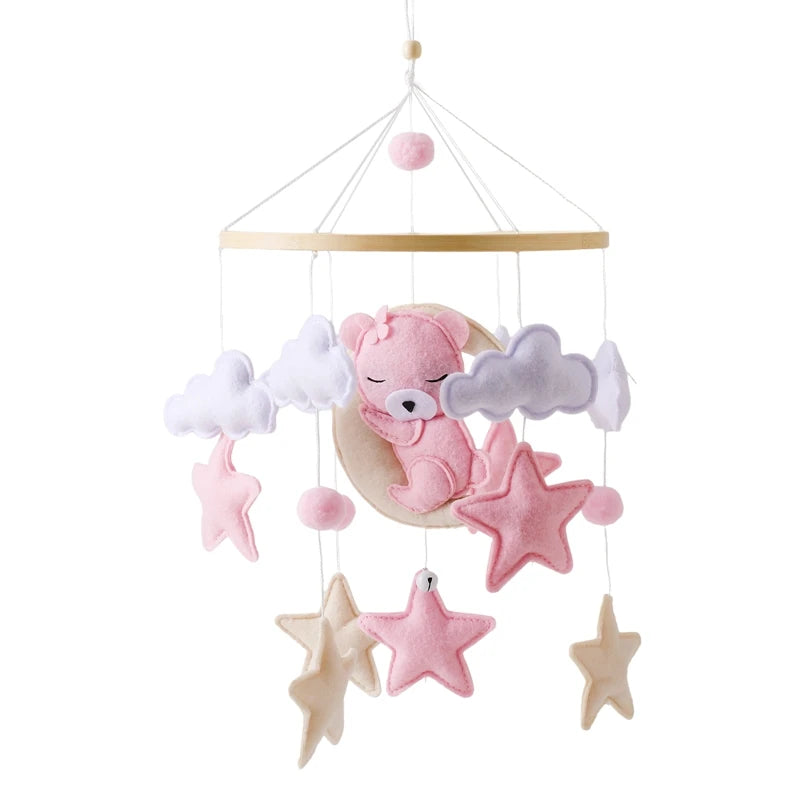 KidzzCamp Holz Mobile Babybett "Traumring"