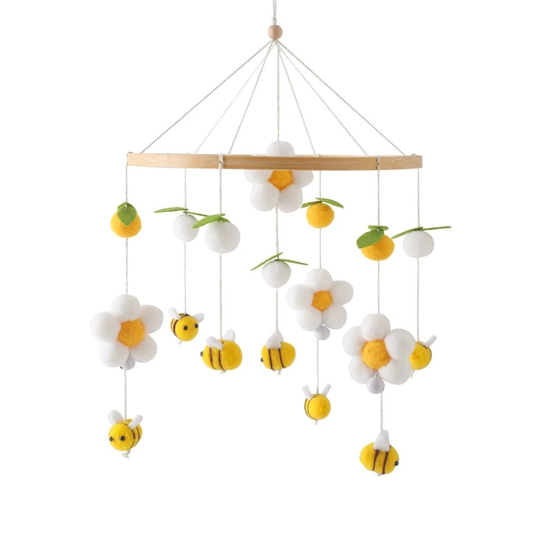 KidzzCamp Holz Mobile Babybett "Traumring"