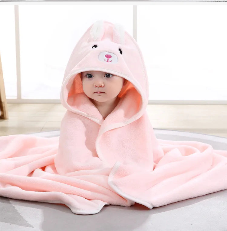 KidzzCamp  Baby Badetuch mit Kapuze