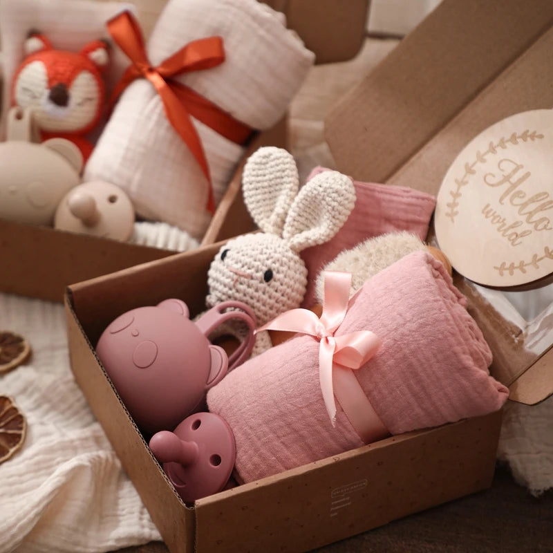 KidzzCamp Baby-Geschenkbox Schnuller 7-teilig