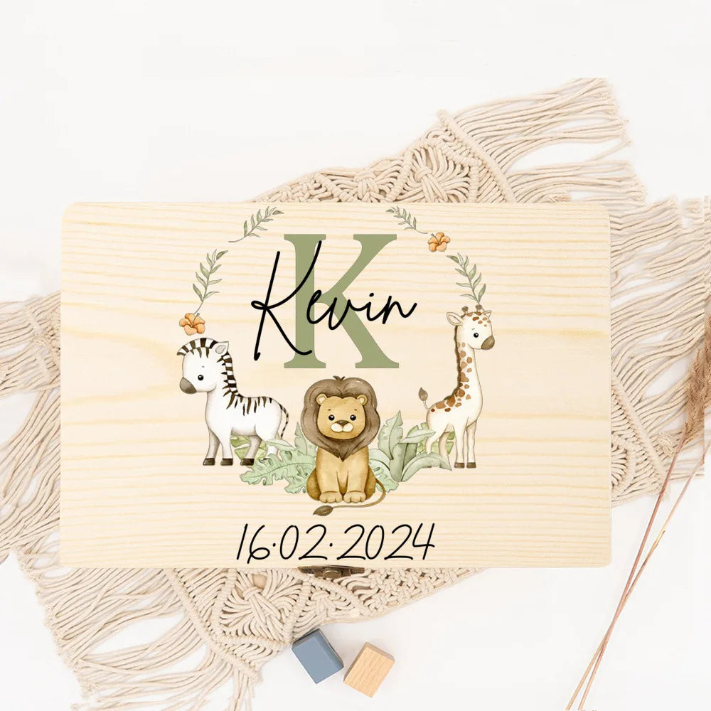 KidzzCamp personalisierte Baby Erinnerungsbox