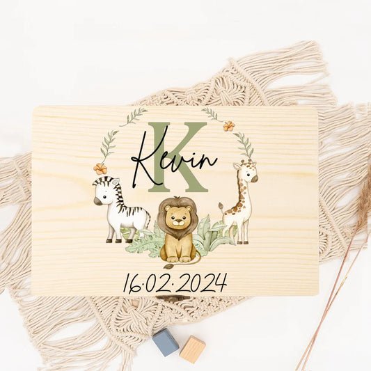 KidzzCamp personalisierte Baby Erinnerungsbox
