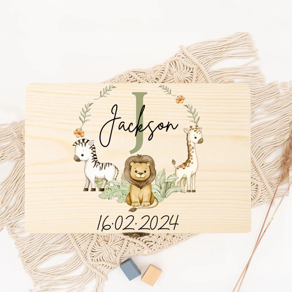 KidzzCamp personalisierte Baby Erinnerungsbox