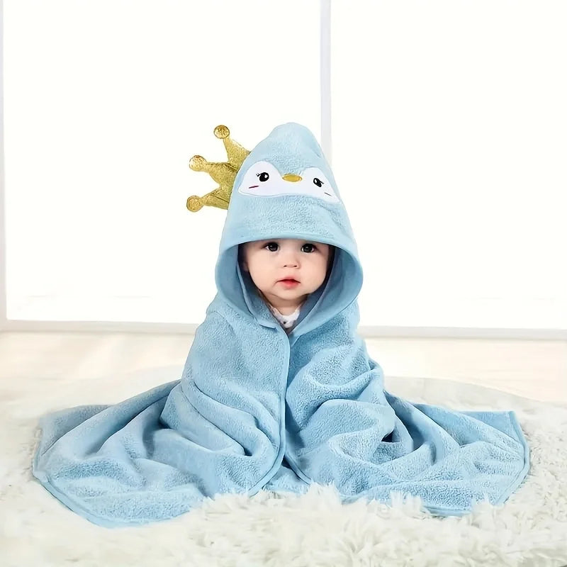 KidzzCamp Baby-Kapuzenhandtuch Tierfreunde