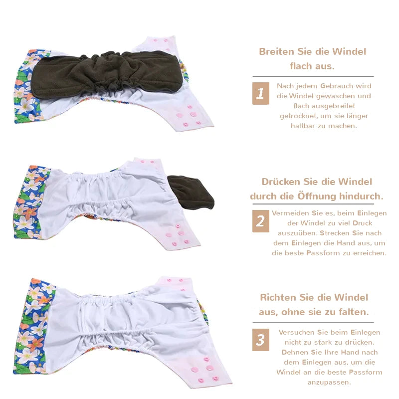 KidzzCamp KidzzCamp Newborn Windeleinsätze Saugeinlagen 4er Set Newborn