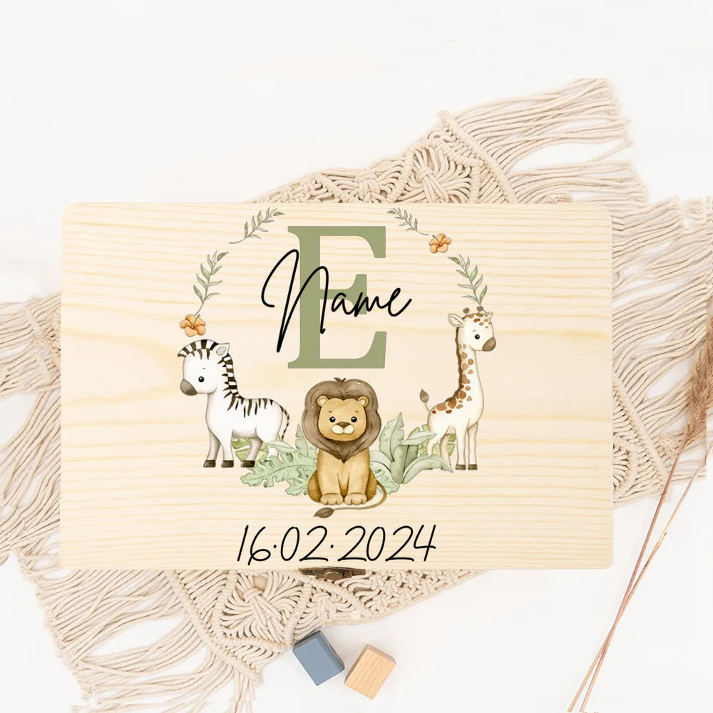 KidzzCamp personalisierte Baby Erinnerungsbox