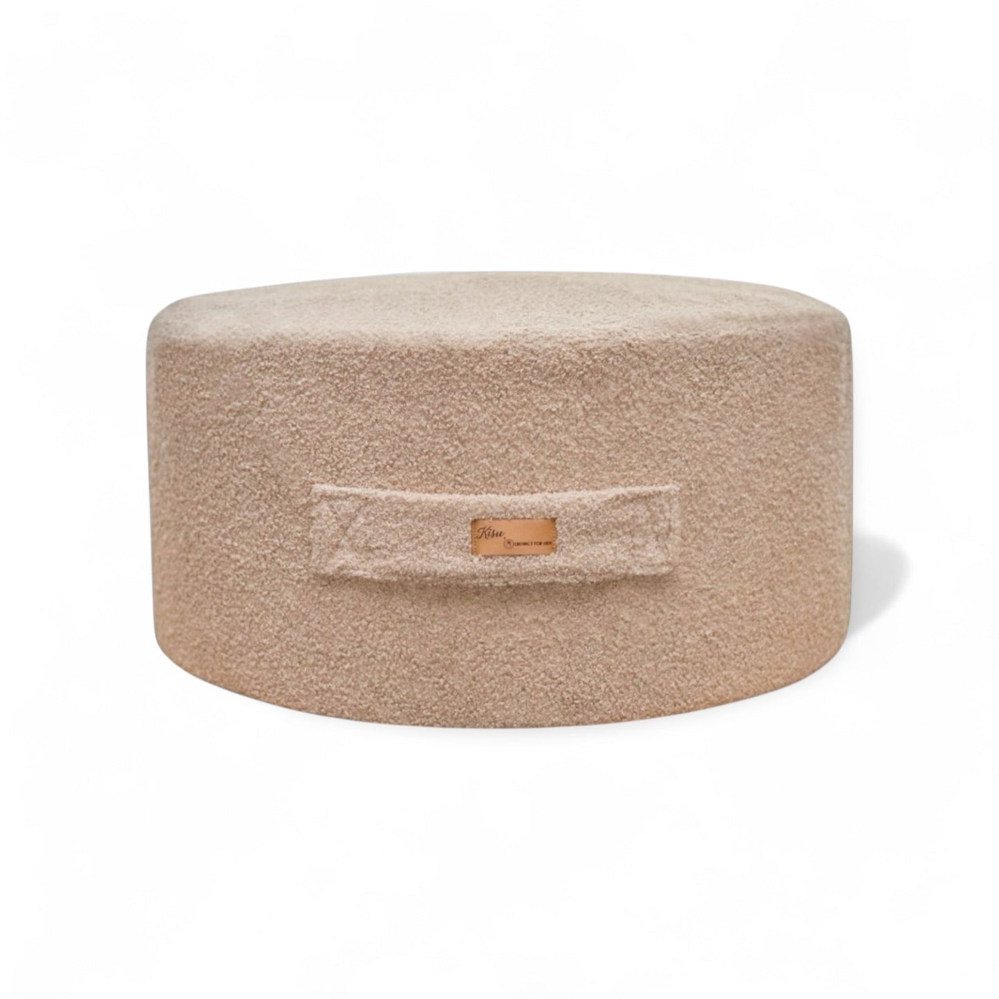 Sitzsack Bouclé Teddy mit Stauraum | Hide and Seat by Kisu