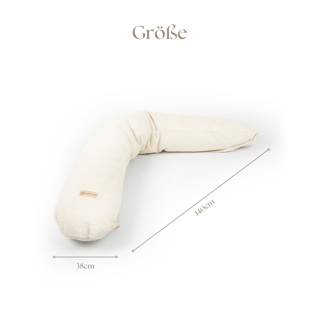 Stillkissen & Schwangerschaftskissen Bouclé Teddy XXL – ergonomisch, weich & vielseitig