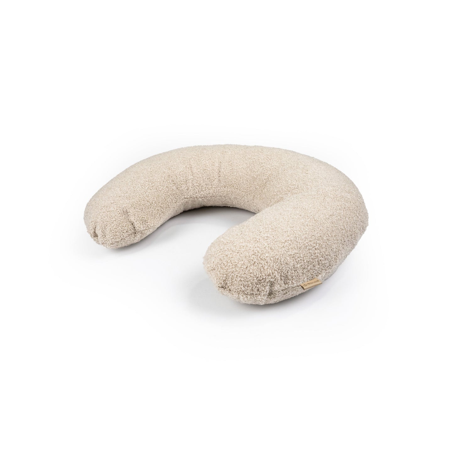 Stillkissen U-Form Teddystoff Bouclé abnehmbaren Bezug – ergonomisch, Oeko-Tex, Halbmond
