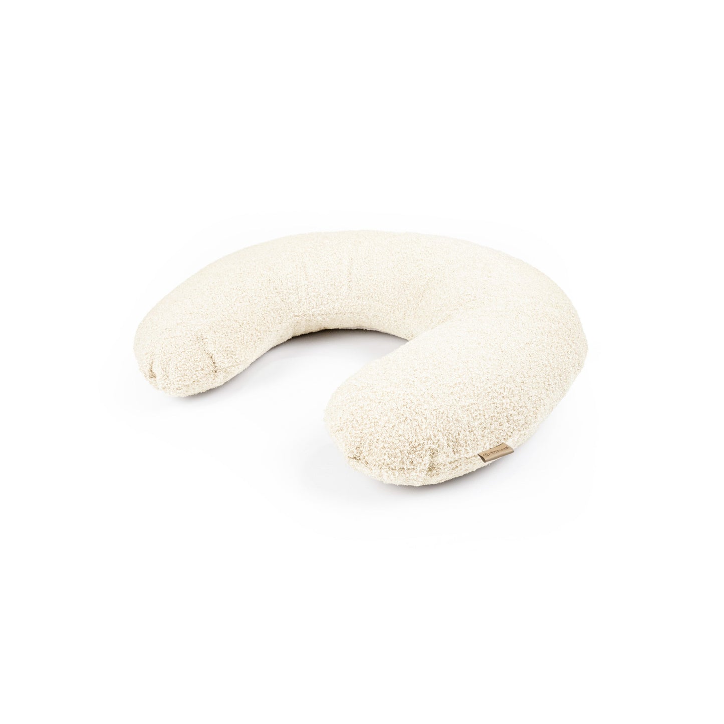 Stillkissen U-Form Teddystoff Bouclé abnehmbaren Bezug – ergonomisch, Oeko-Tex, Halbmond