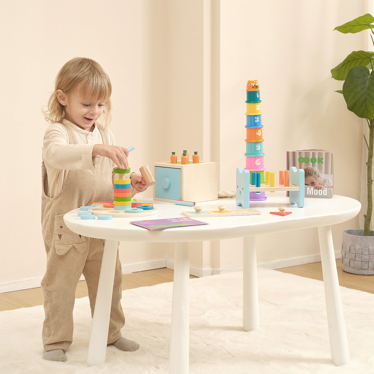 Educational Box, 13-18 Monate, 6-in-1, Lernspielzeug für Kleinkinder