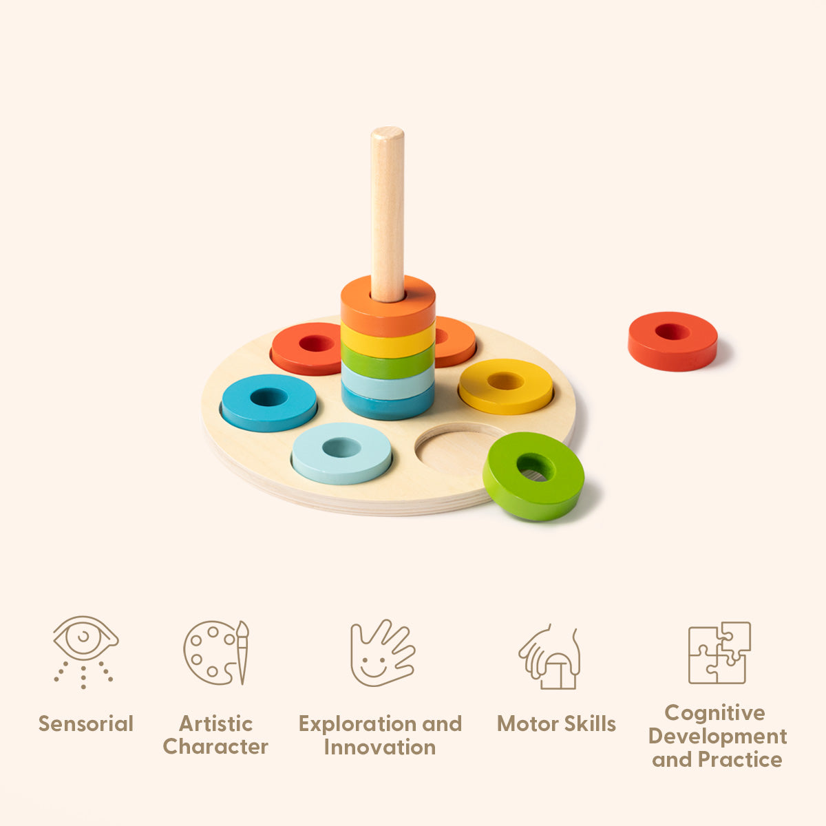 Educational Box, 13-18 Monate, 6-in-1, Lernspielzeug für Kleinkinder