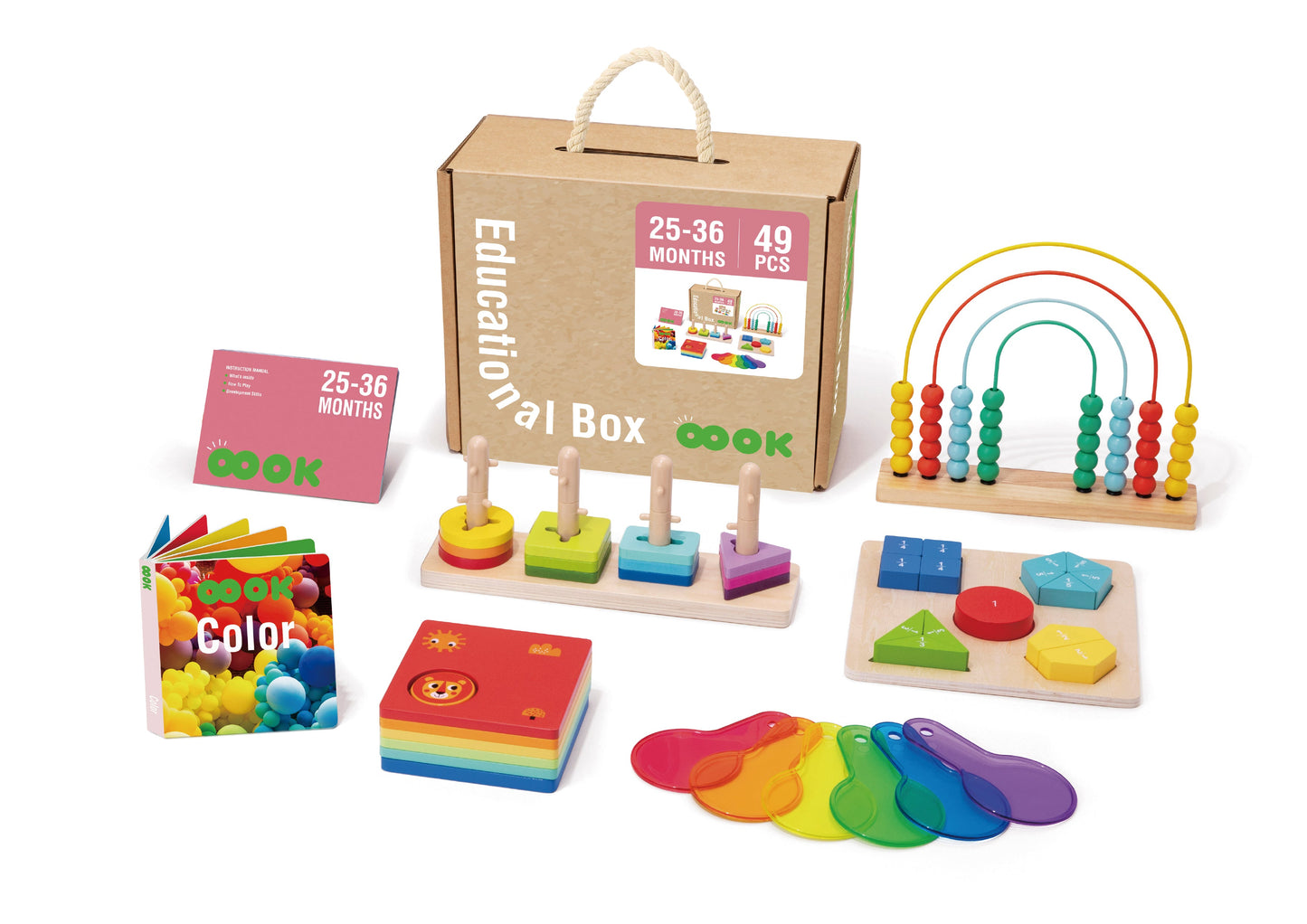 Lernspielzeug 6-in-1 Box 25-36 Monate