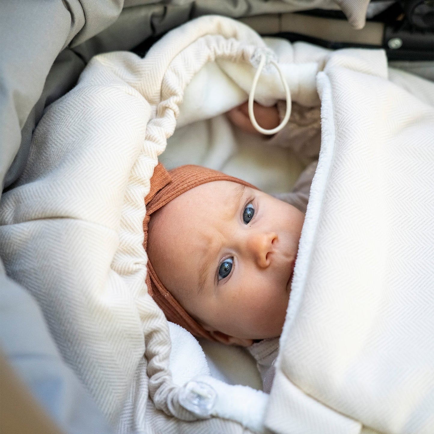 Winterfußsack Kaschmir – luxuriös & warm für Kinderwagen & Autoschale