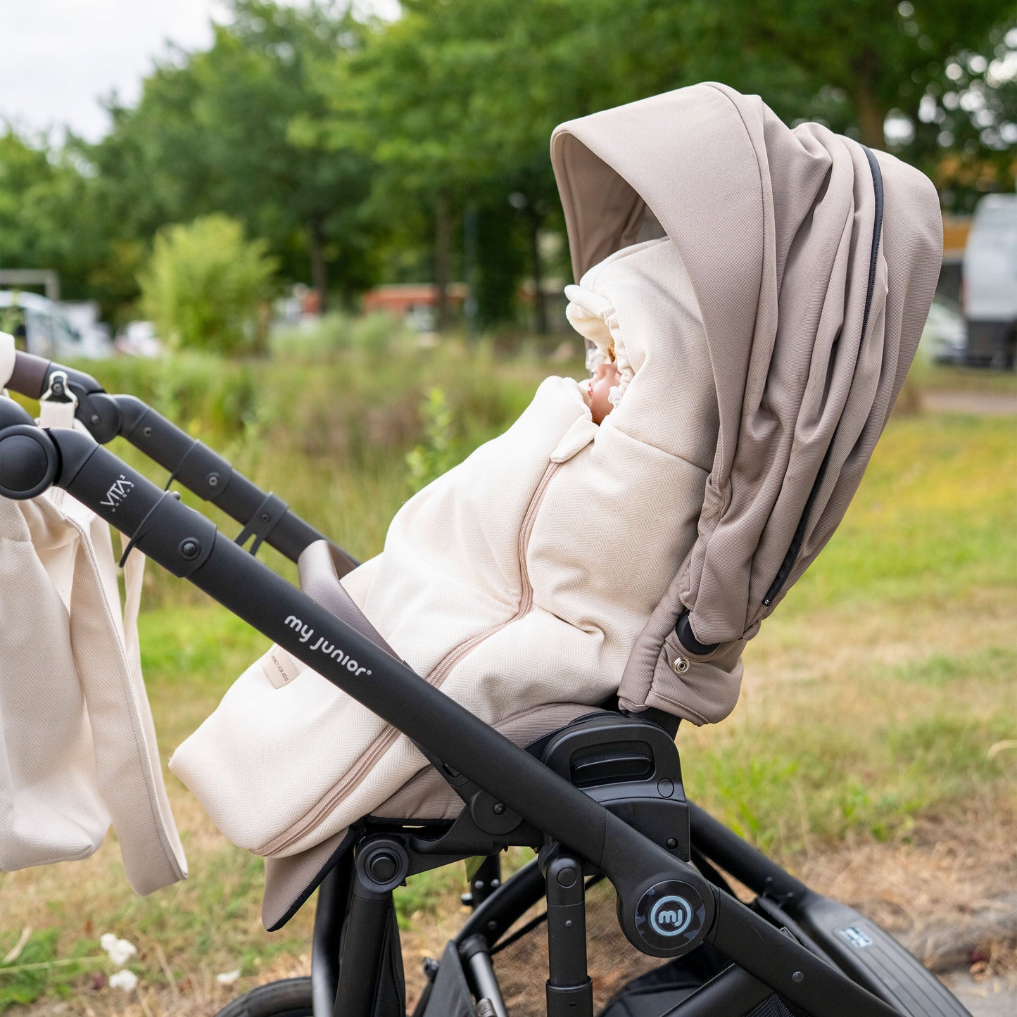 Winterfußsack Kaschmir – luxuriös & warm für Kinderwagen & Autoschale