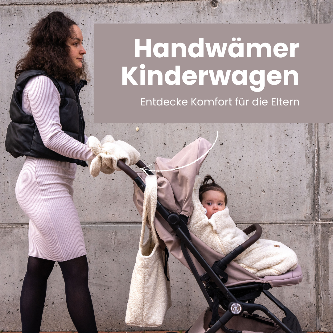 Handschuhe Bouclé Teddystoff Kinderwagen - Handwärmer
