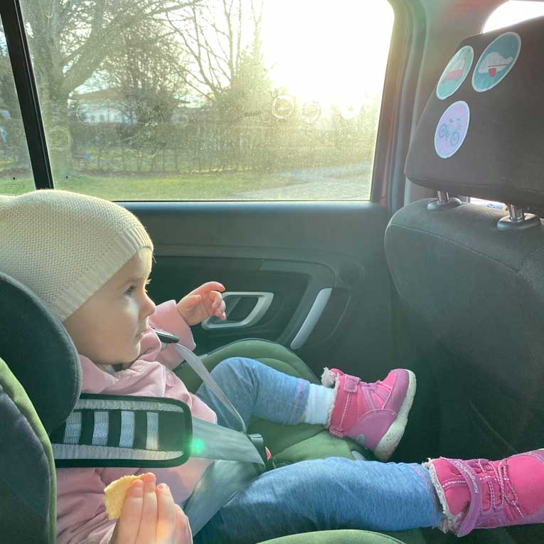 Baby Mobil - Textilaufkleber Set aus hochwertiger Acetatseide