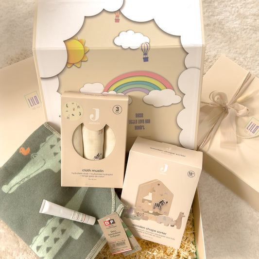 KidzzCamp – Premium Baby-Geschenkbox "Wild Crocodile Box"