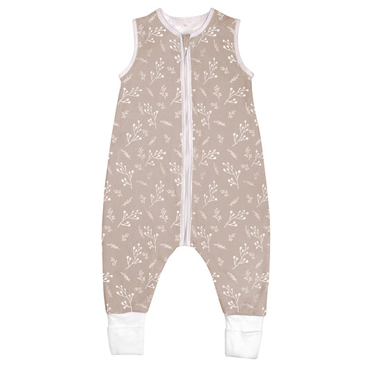 Schlafsack mit Füßen Raschelnde Zweige Taupe - 2.5 TOG